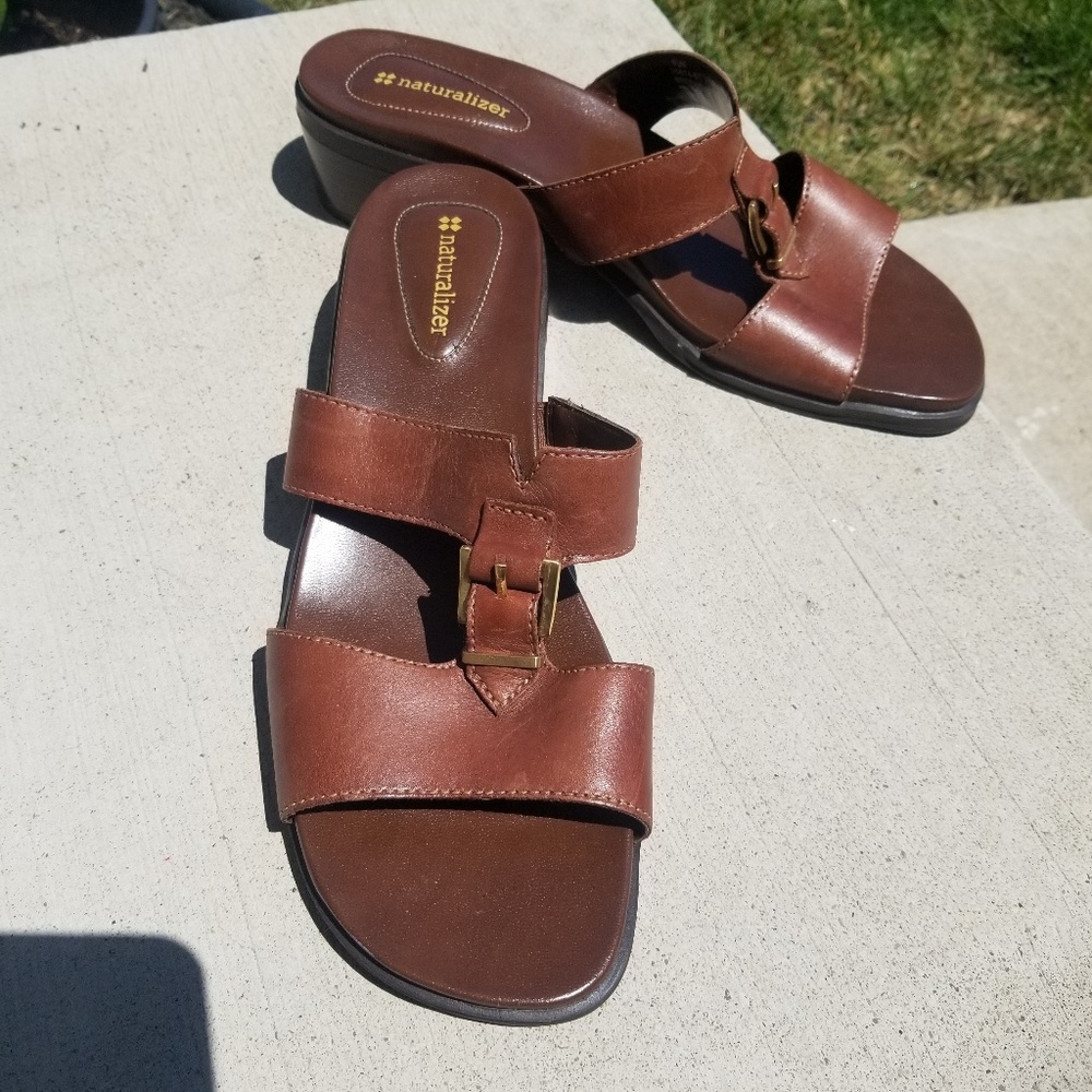 Brown sandles